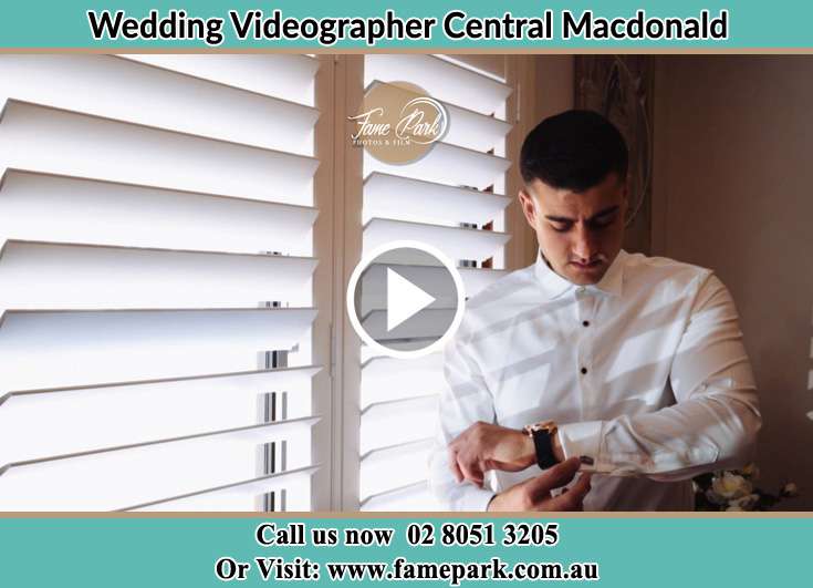 Groom getting ready Central Macdonald NSW 2775