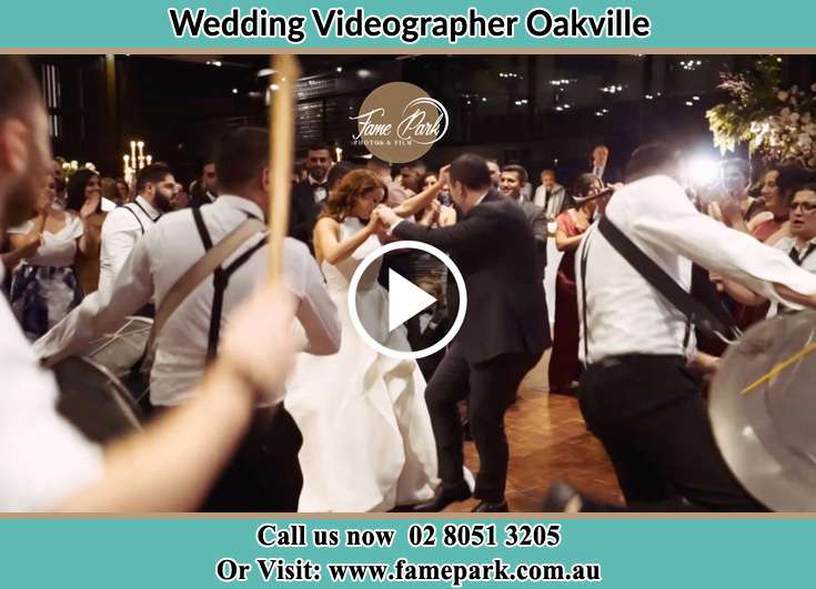 Bride and Groom at the dance floor Oakville NSW 2765